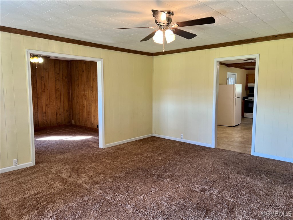 2733 Indian Oak Road Crewe, VA 23930 - Photo 5 of 31 wooden floor in an empty room with a bathroom