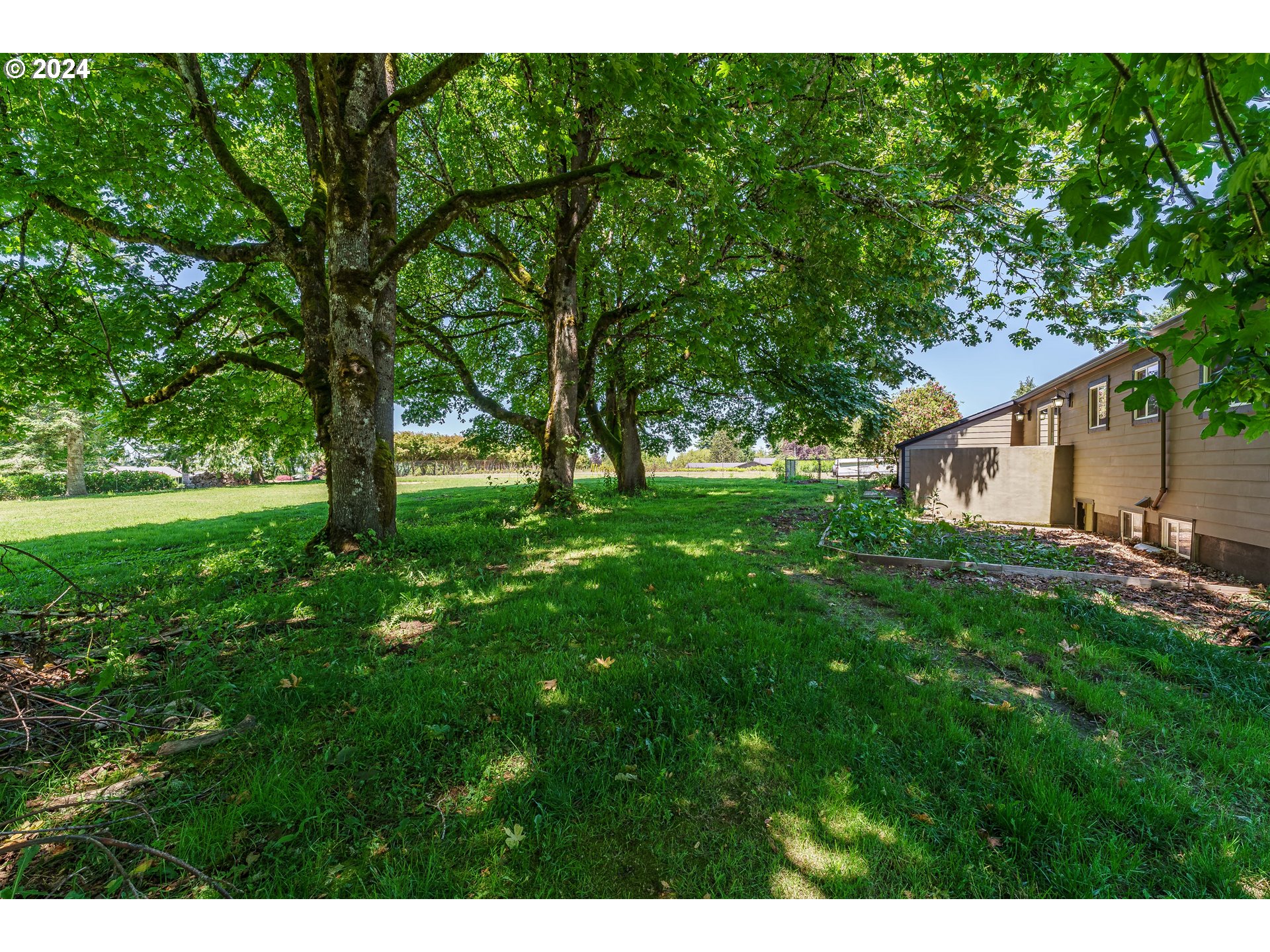19625 Southeast Jacoby Road Sandy, OR 97055 - Photo 32 of 47 a view of a house with a big yard and large tree