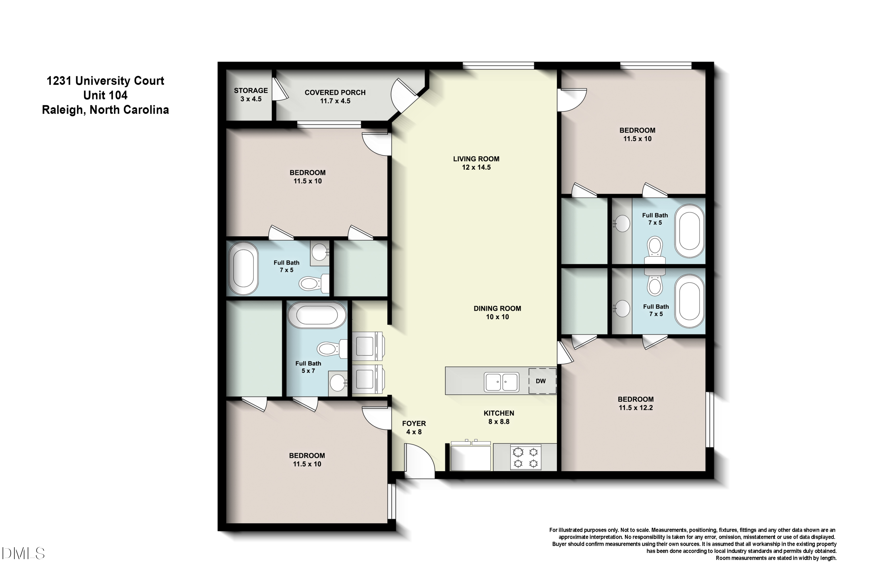 1231 University Court, Unit 104 Raleigh, NC 27606 - Photo 28 of 30