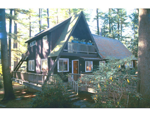 a aerial view of a house