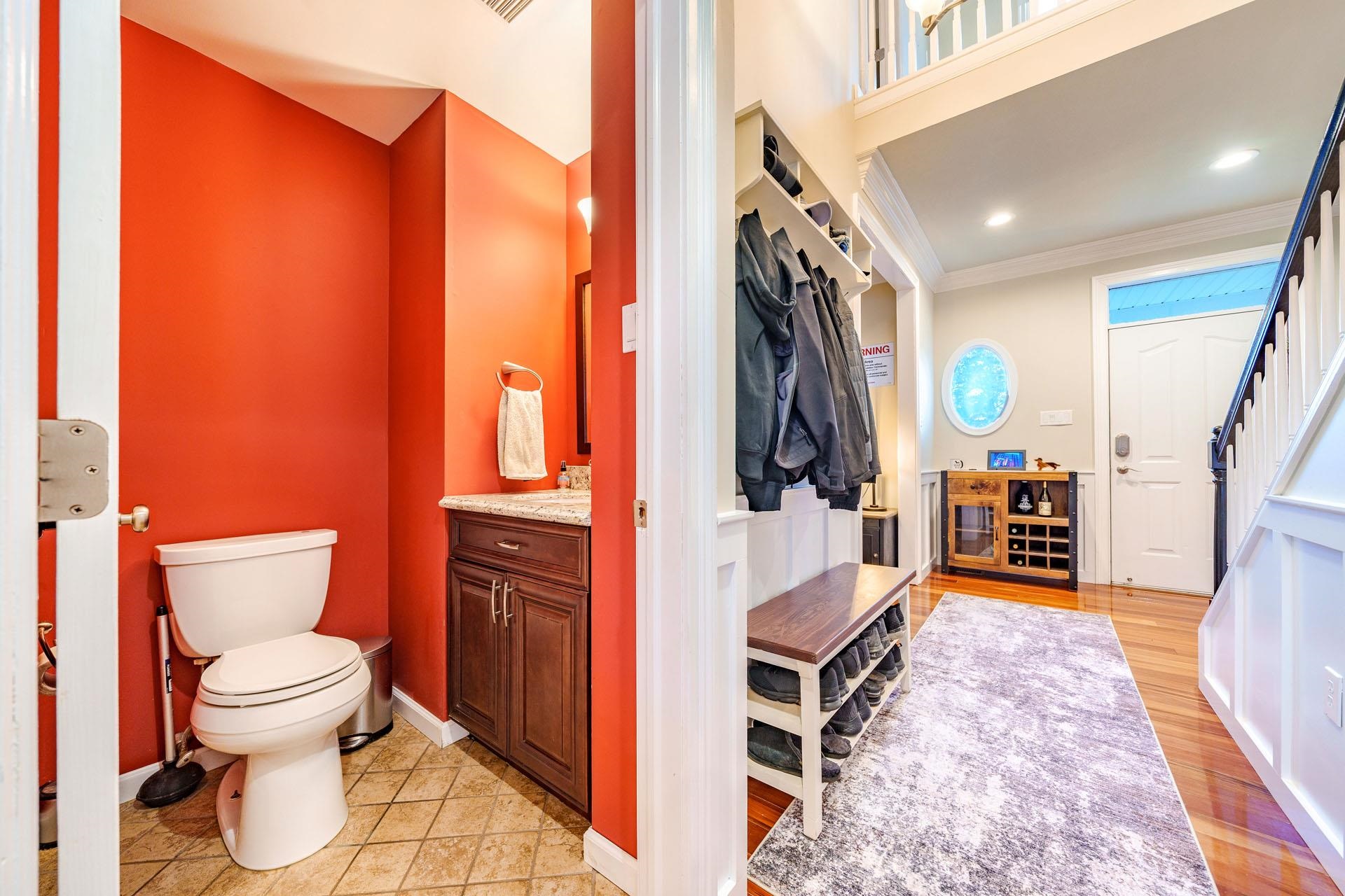 9 Deerfield Trail Woodbine, NJ 08270 - Photo 21 of 50 a bathroom with a toilet a sink and a shower