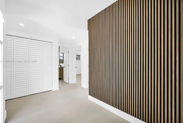 a view of a room with closet