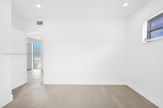 a view of an empty room