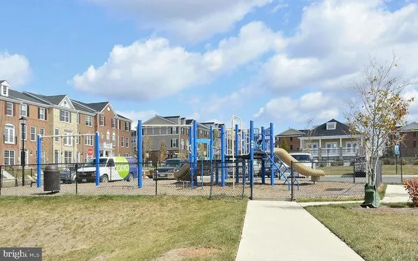 a front view of a building with street