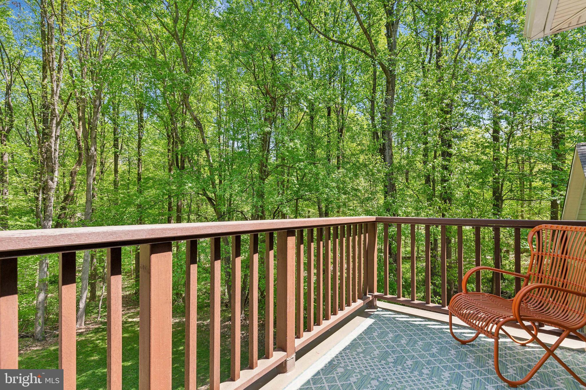 5019 Willowmeade Drive Fairfax, VA 22030 - Photo 40 of 77 Deck off Primary Br overlooks woods and nature