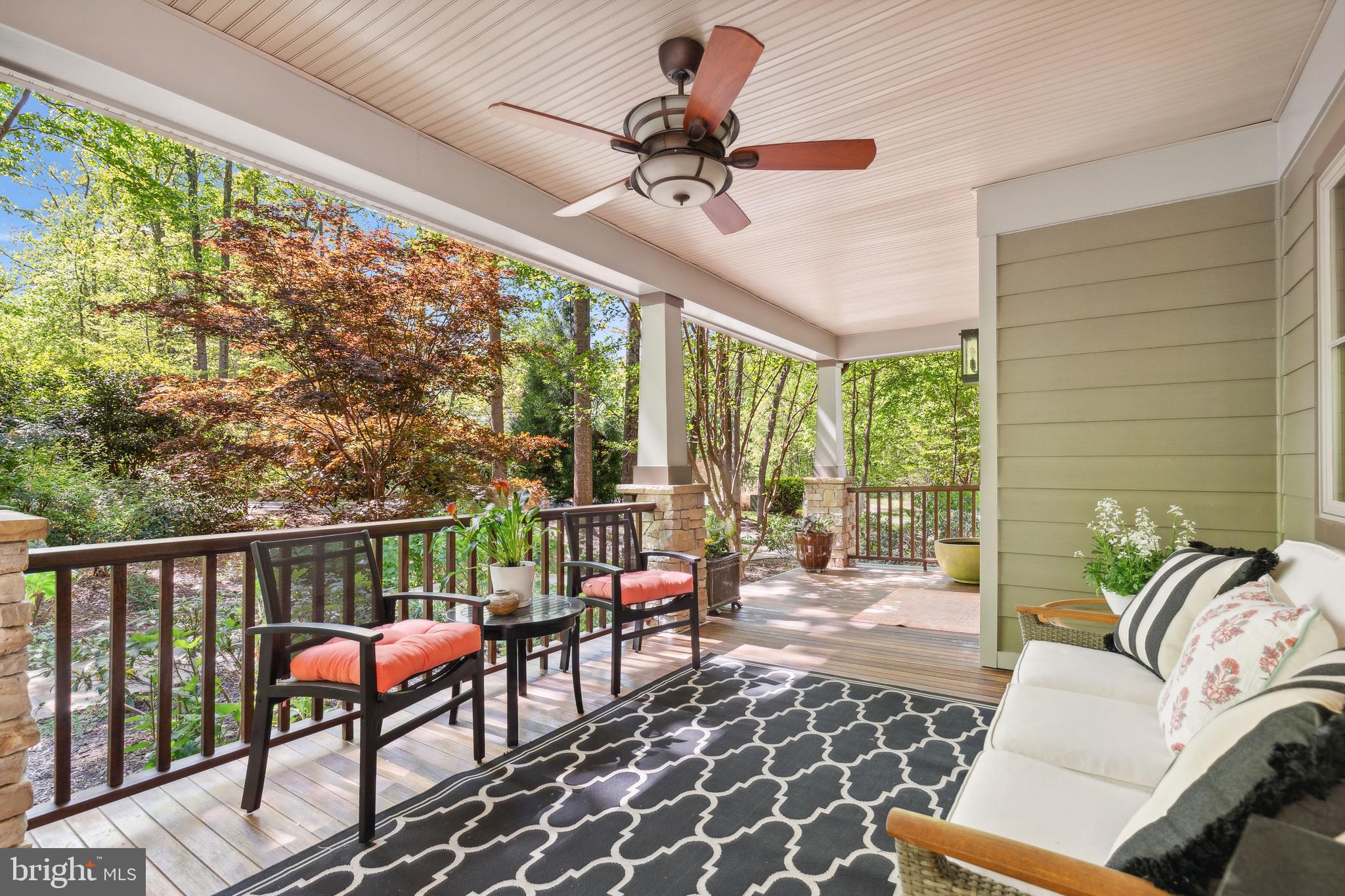 5019 Willowmeade Drive Fairfax, VA 22030 - Photo 10 of 77 Entertain on covered front porch w/mohagany wood
