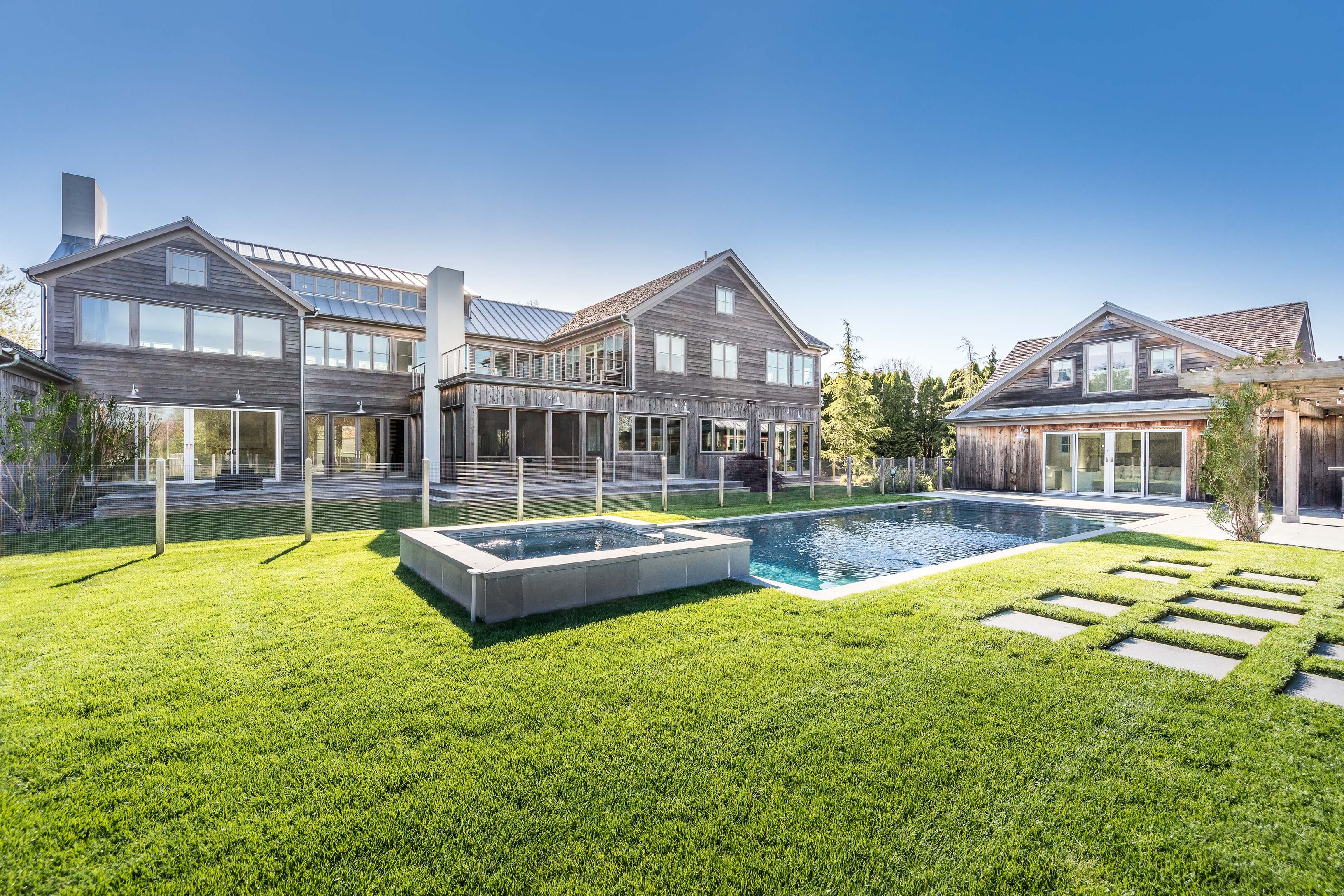 25 Jennifir Lane Bridgehampton, NY 11932 - Photo 6 of 44 a view of a house with swimming pool
