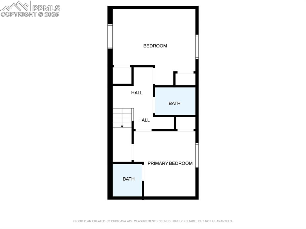 2417 West Cache La Poudre Street, Unit A & B Colorado Springs, CO 80904 - Photo 23 of 38 a picture of a floor plan