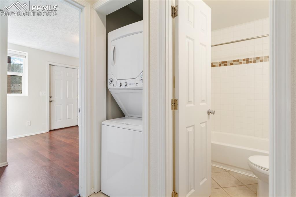 2417 West Cache La Poudre Street, Unit A & B Colorado Springs, CO 80904 - Photo 32 of 38 a view of hallway with wooden floor