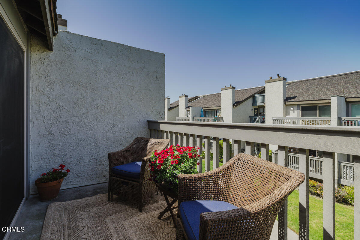 3064 Sunset Lane Oxnard, CA 93035 - Photo 5 of 50 a view of balcony with furniture and flowers