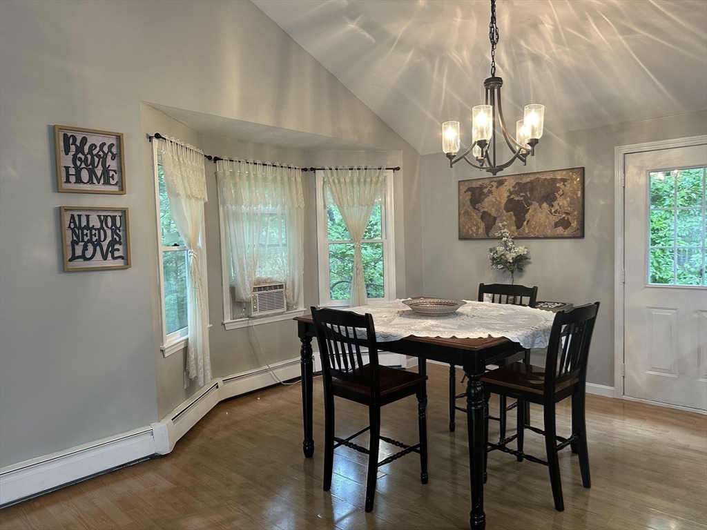 119 Laurel View Road Templeton, MA 01468 - Photo 12 of 28 a view of a dining room with furniture window and wooden floor