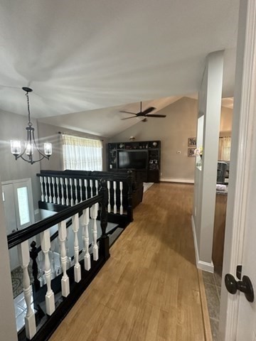 119 Laurel View Road Templeton, MA 01468 - Photo 7 of 28 a view of a hallway with wooden floor and staircase