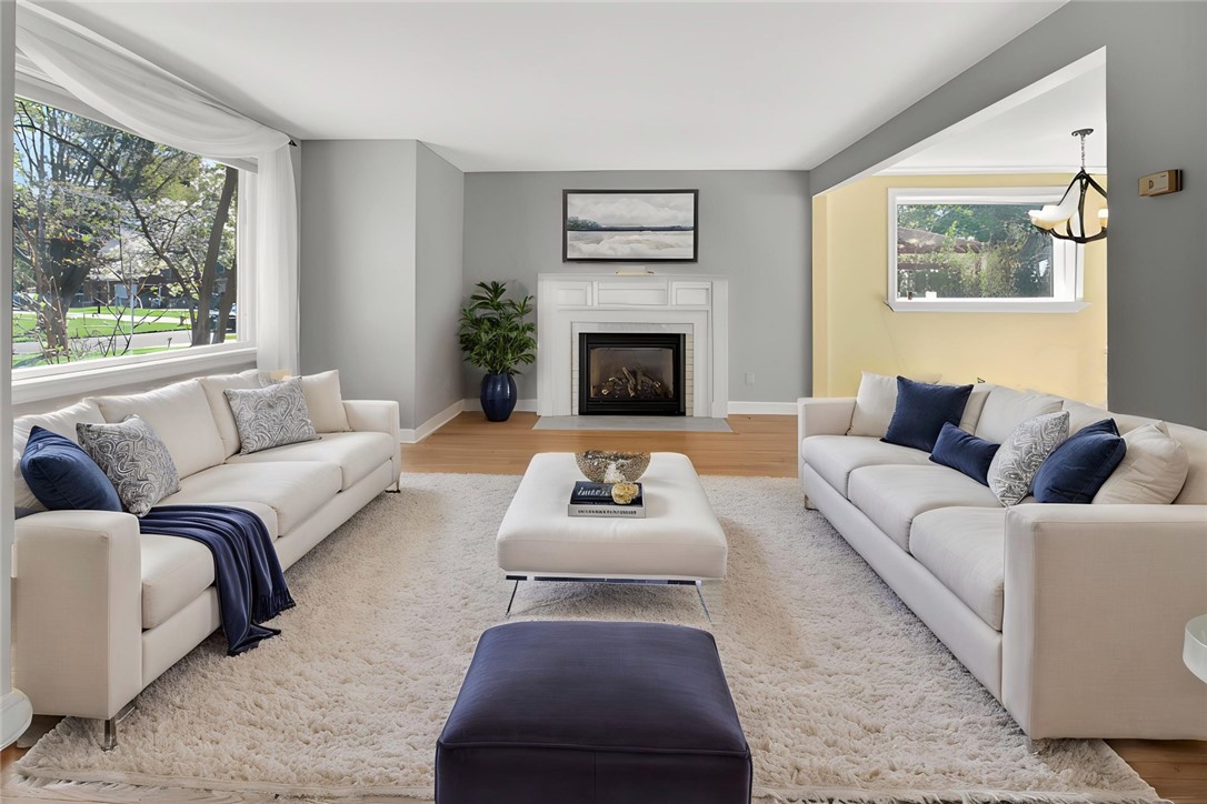 670 Claybourne Road Brighton, NY 14618 - Photo 6 of 42 Light filled living room