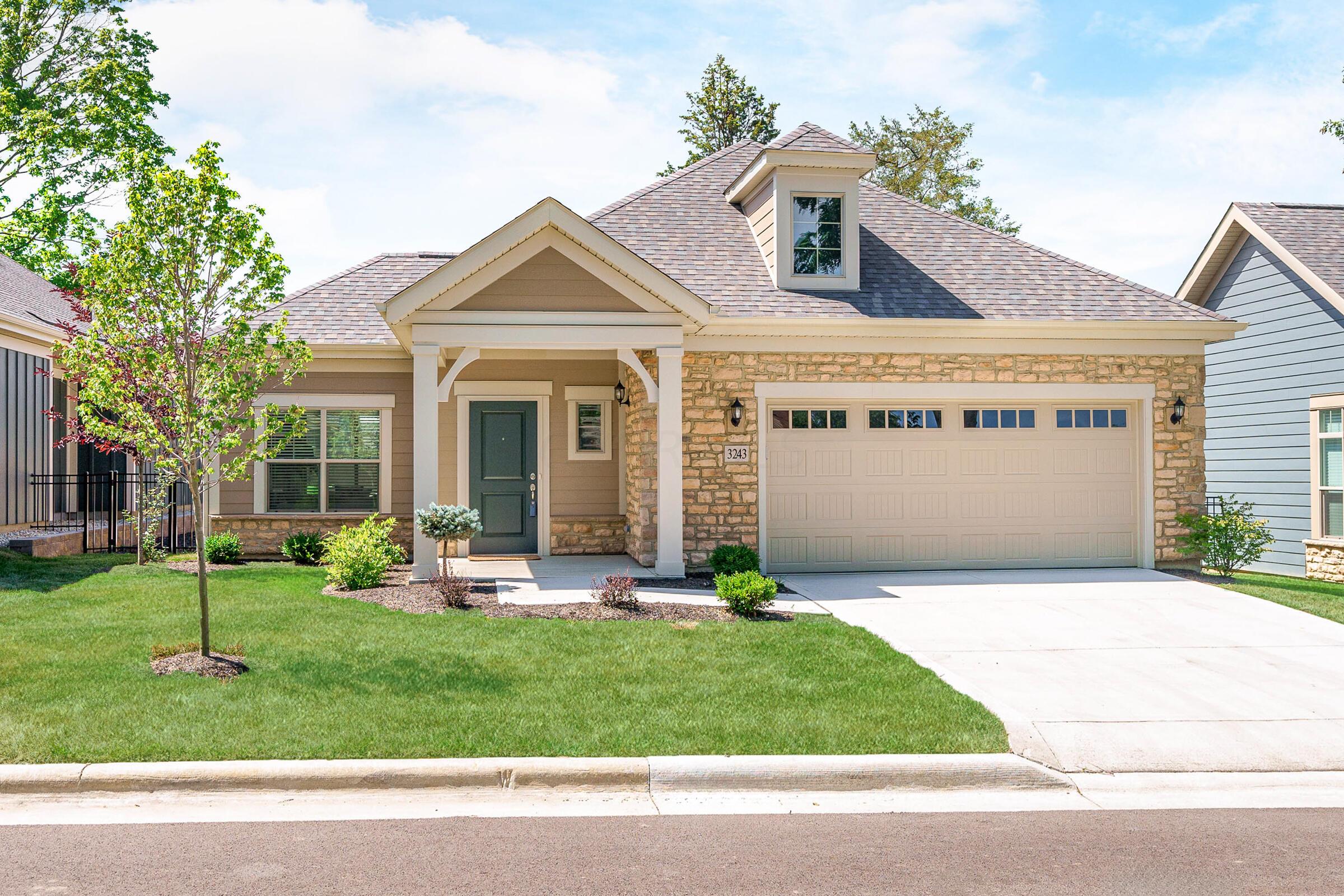 3243 Scioto Rdg Road Dublin, OH 43017 - Photo 1 of 51 Welcome home to this LIKE-New & beautifully enhanced immaculate home. Very lightly lived in, circa 2023, this 2 BR, 2 BA abode is move-in ready!