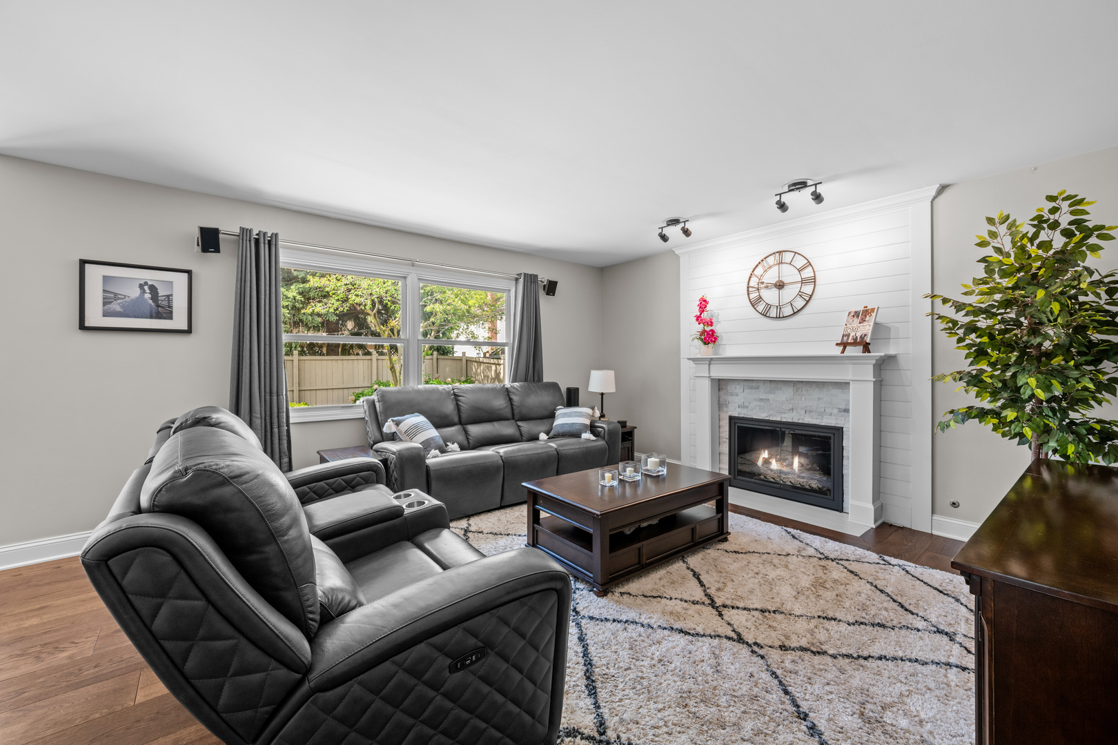 1631 Terri Circle Naperville, IL 60563 - Photo 12 of 39 a living room with furniture and a fireplace