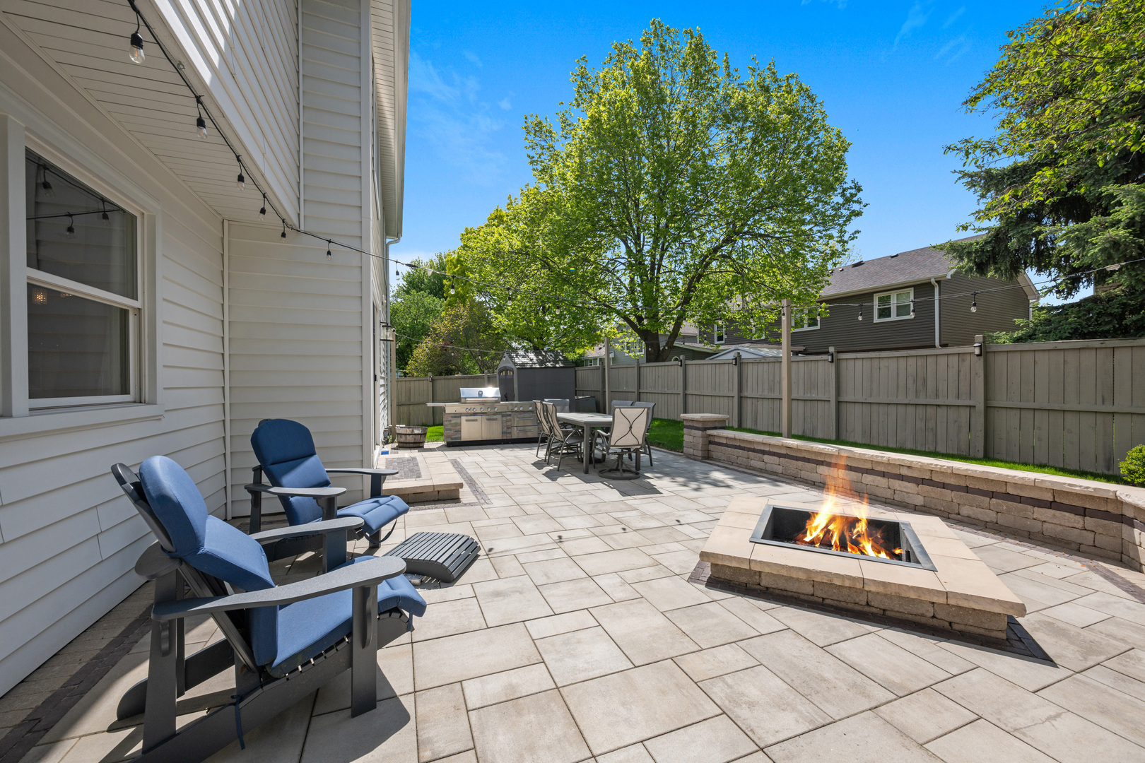 1631 Terri Circle Naperville, IL 60563 - Photo 31 of 39 a view of a backyard with sitting area