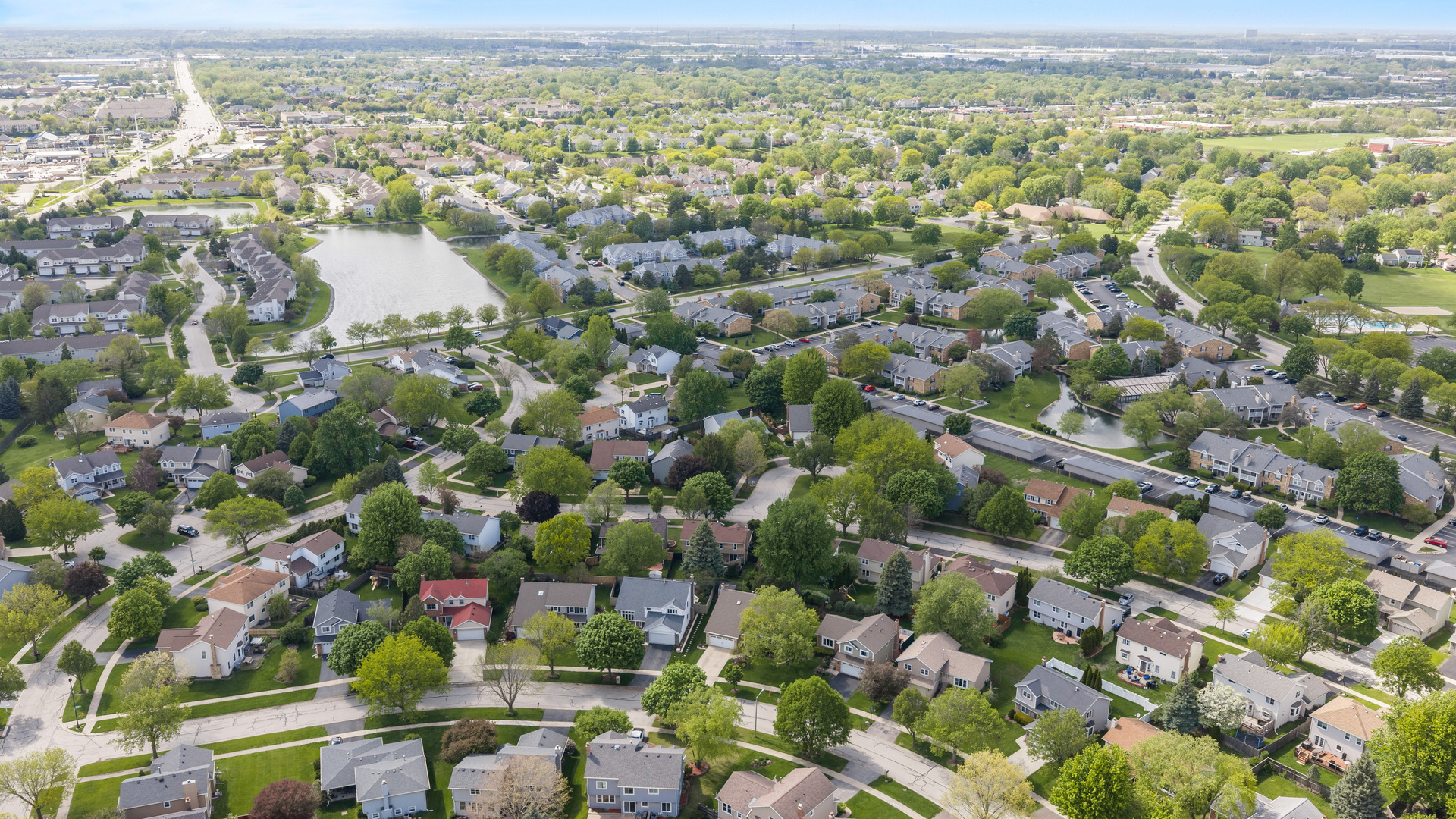 1631 Terri Circle Naperville, IL 60563 - Photo 39 of 39 an aerial view of residential houses with outdoor space