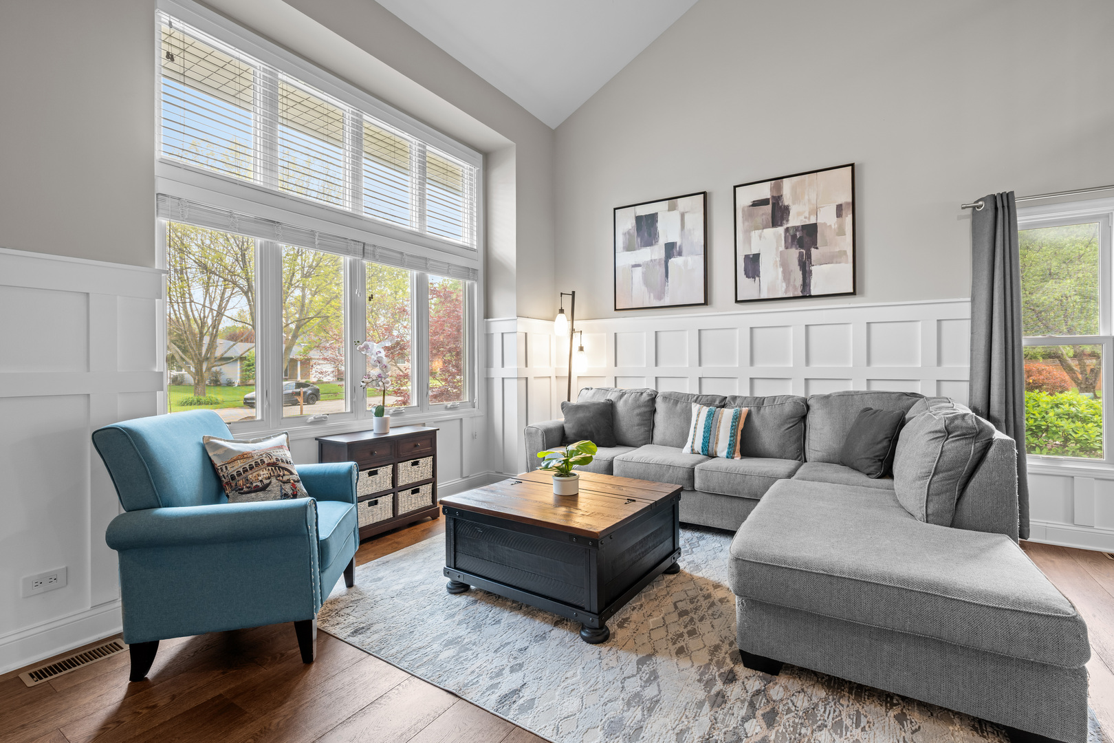1631 Terri Circle Naperville, IL 60563 - Photo 6 of 39 a living room with furniture and a large window