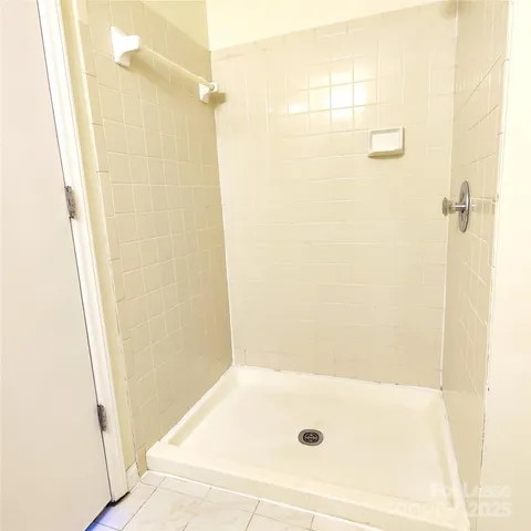 a bathroom with a tub