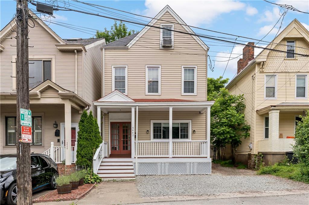 5447 Potter Street Pittsburgh, PA 15232 - Photo 1 of 36 a front view of a house