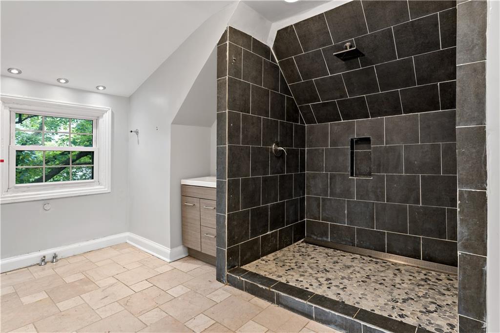 5447 Potter Street Pittsburgh, PA 15232 - Photo 25 of 36 a bathroom with a shower