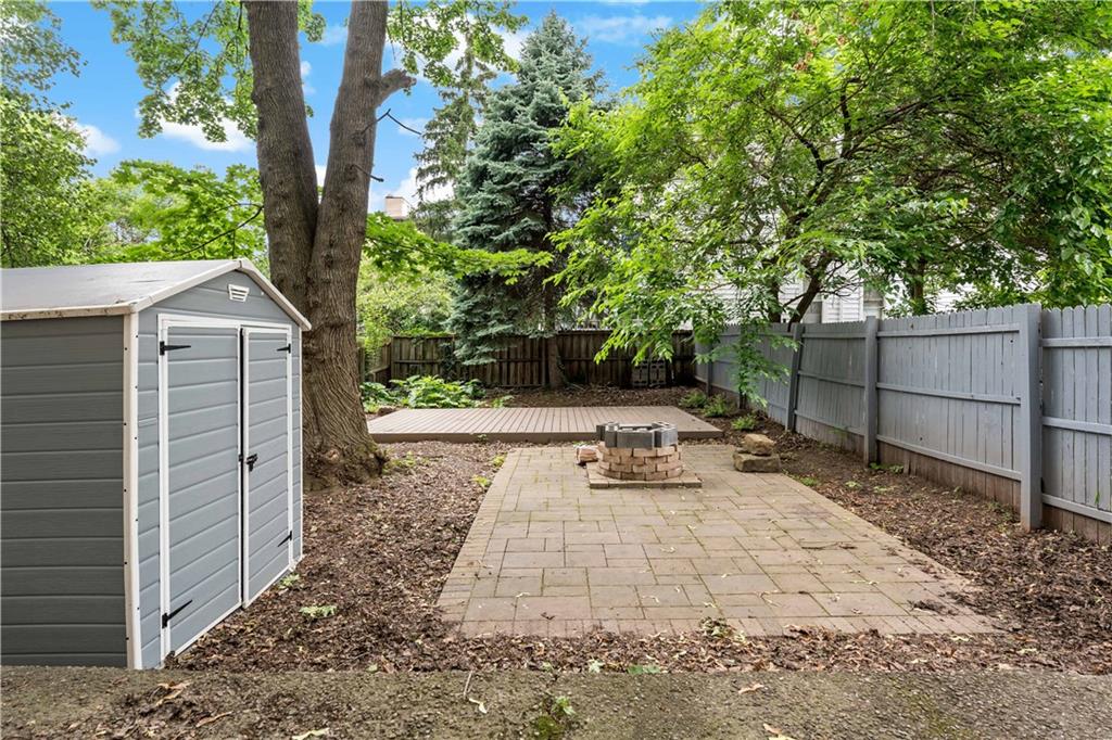 5447 Potter Street Pittsburgh, PA 15232 - Photo 30 of 36 a view of a yard with plants and trees