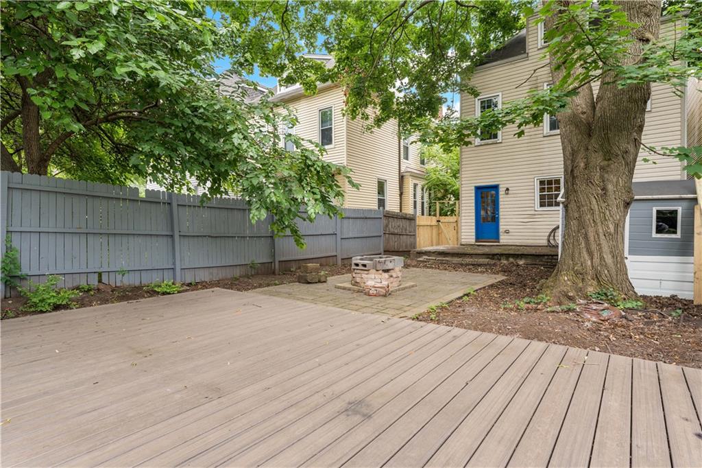 5447 Potter Street Pittsburgh, PA 15232 - Photo 31 of 36 a view of a backyard with a tree