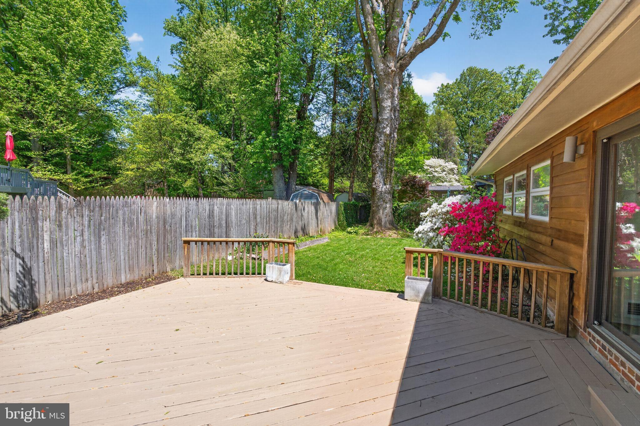 2931 Pine Spring Road Falls Church, VA 22042 - Photo 20 of 25 a view of a wooden deck