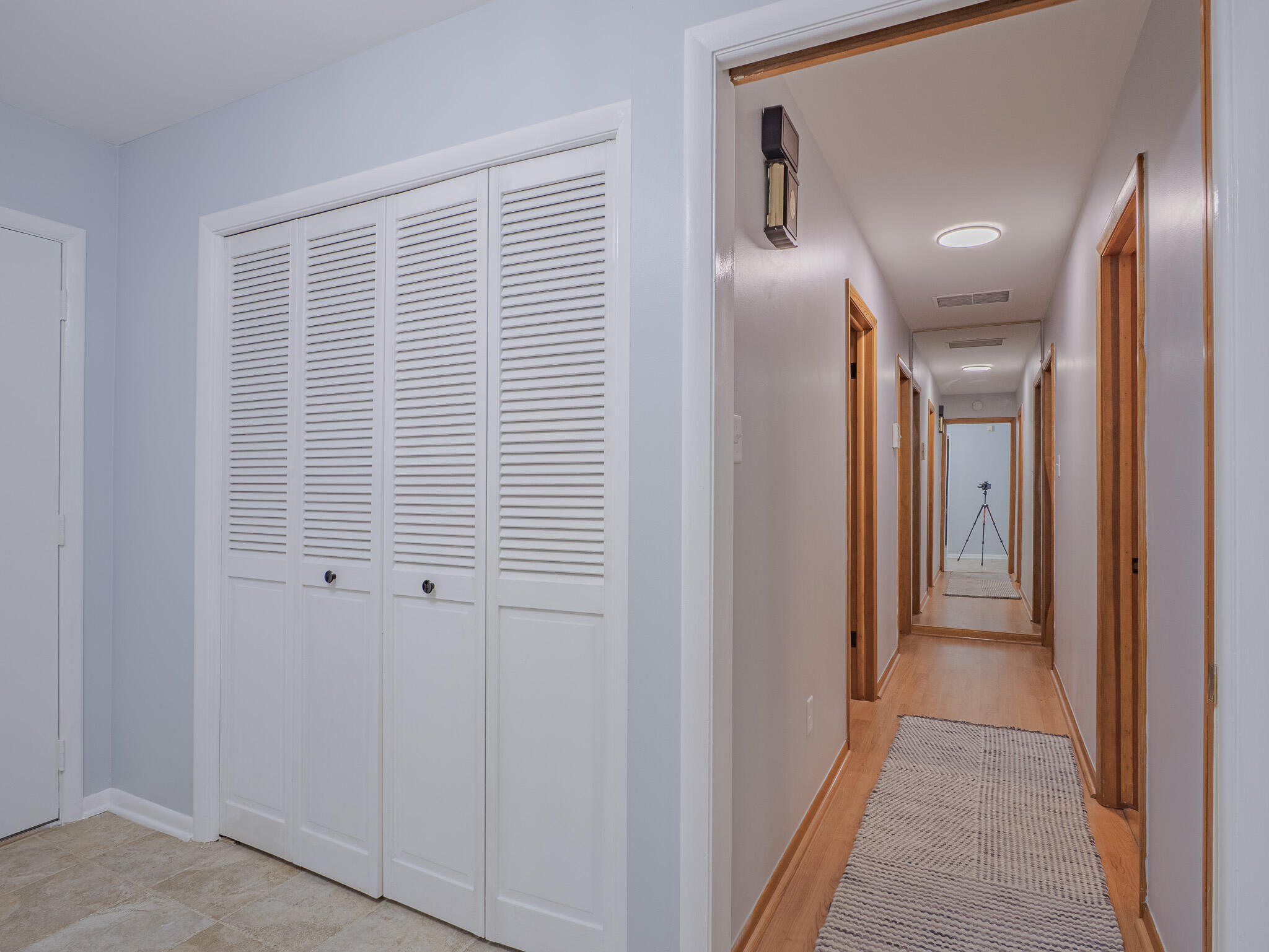 5301 Delaware Street Merrillville, IN 46410 - Photo 19 of 34 a view of a hallway with closet