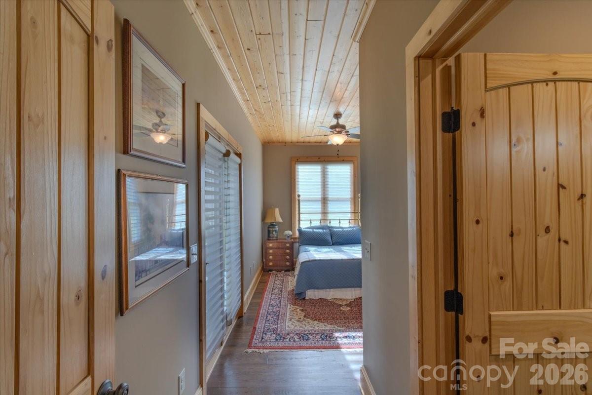 1083 Union Community Road Thurmond, NC 28683 - Photo 22 of 47 a view of a hallway with windows and closet