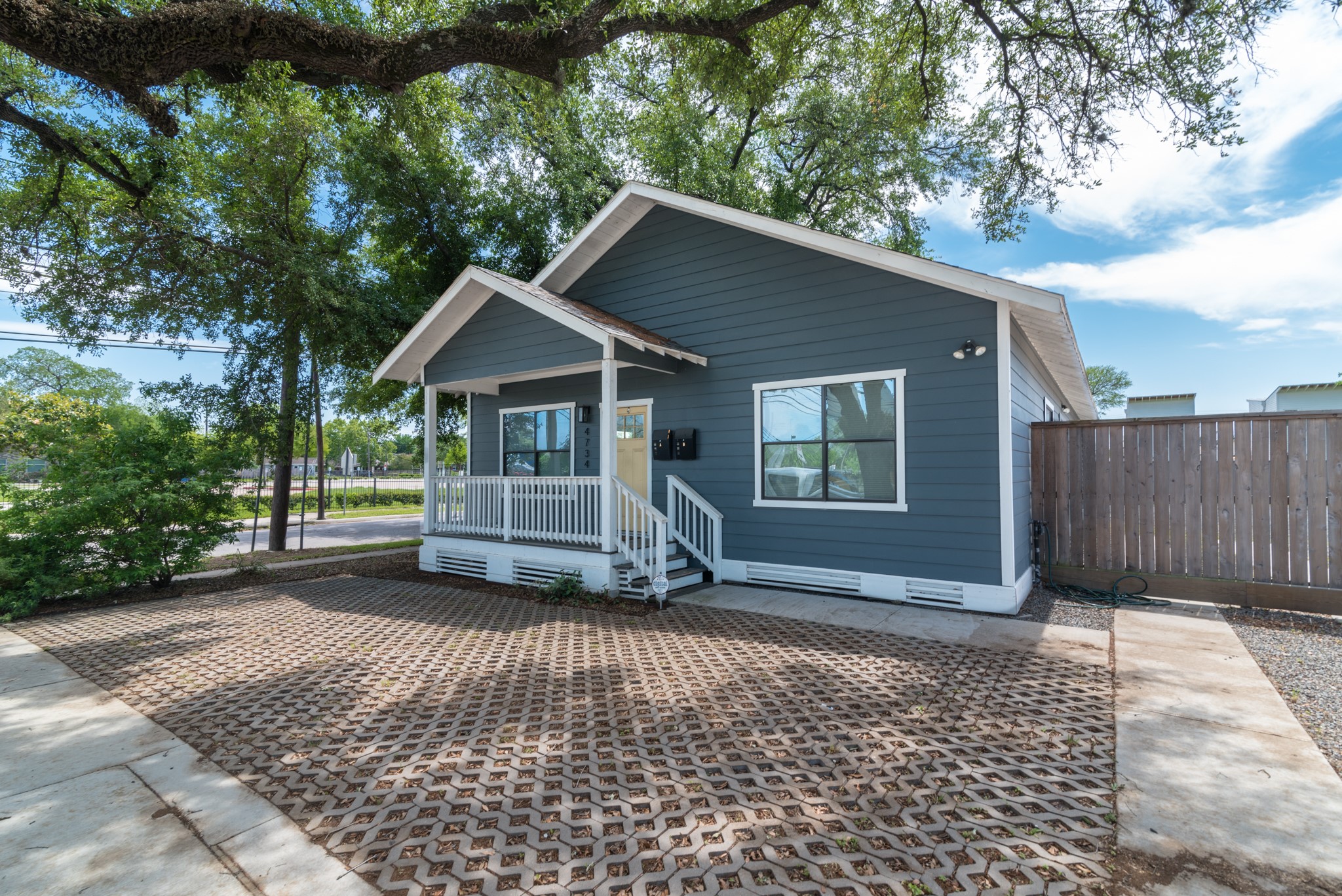 4734 Bell Street Houston, TX 77023 - Photo 25 of 42 a view of a house with a yard