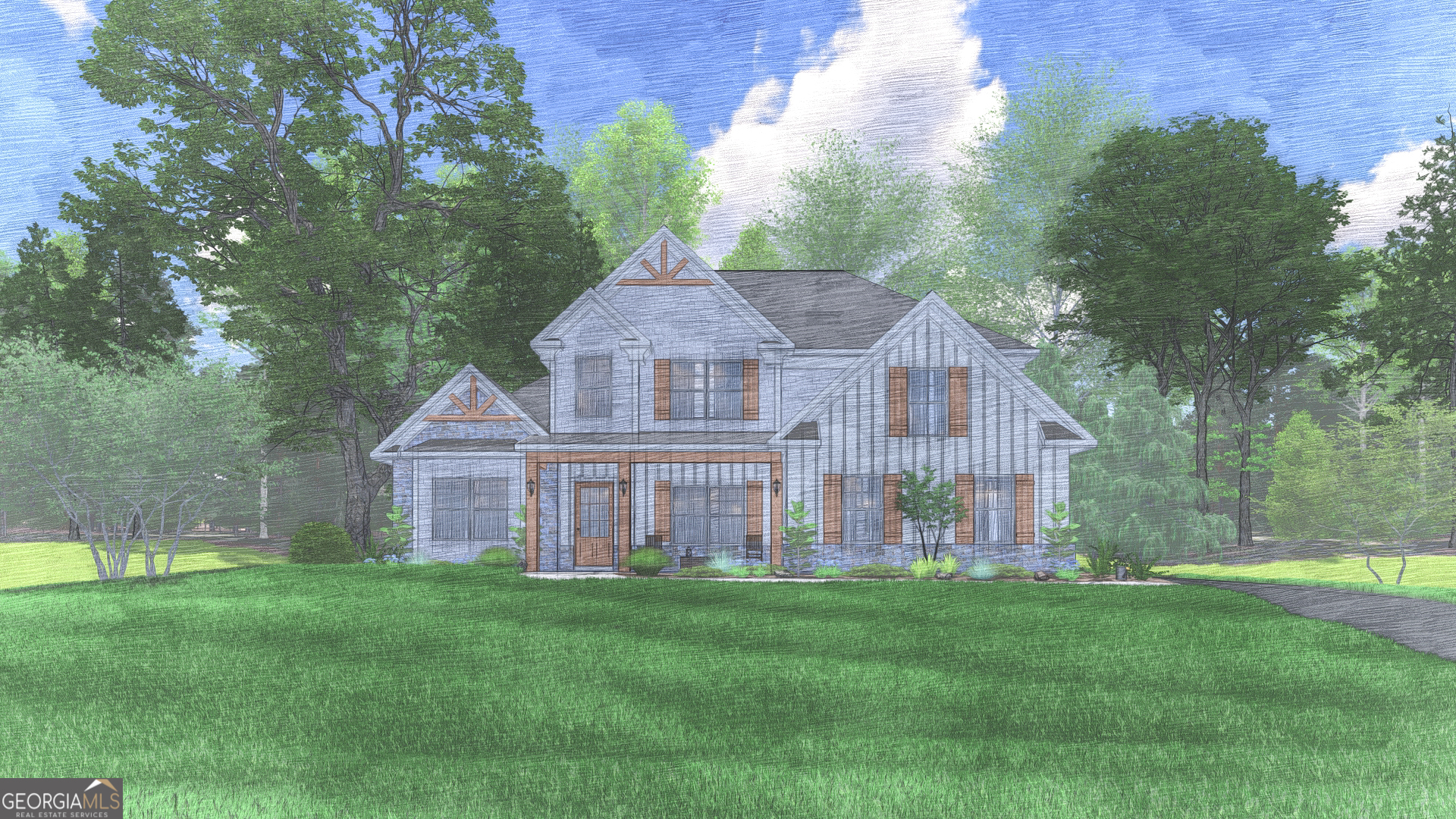 169 Walker Way, Unit 13 Fortson, GA 31808 - Photo 1 of 1 a view of a house with a yard