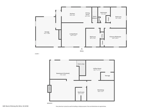 $245,900 | 6281 Burnt Chimney Road, Wirtz, VA 24184