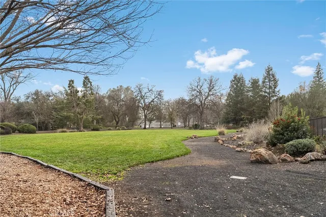 a view of outdoor space with seating