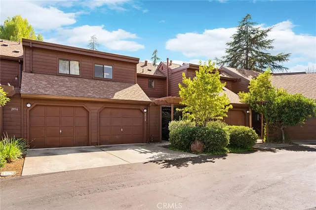 a backyard of a house