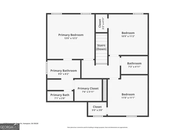 $1,965 | 11236 James Madison Drive, Hampton, GA 30228