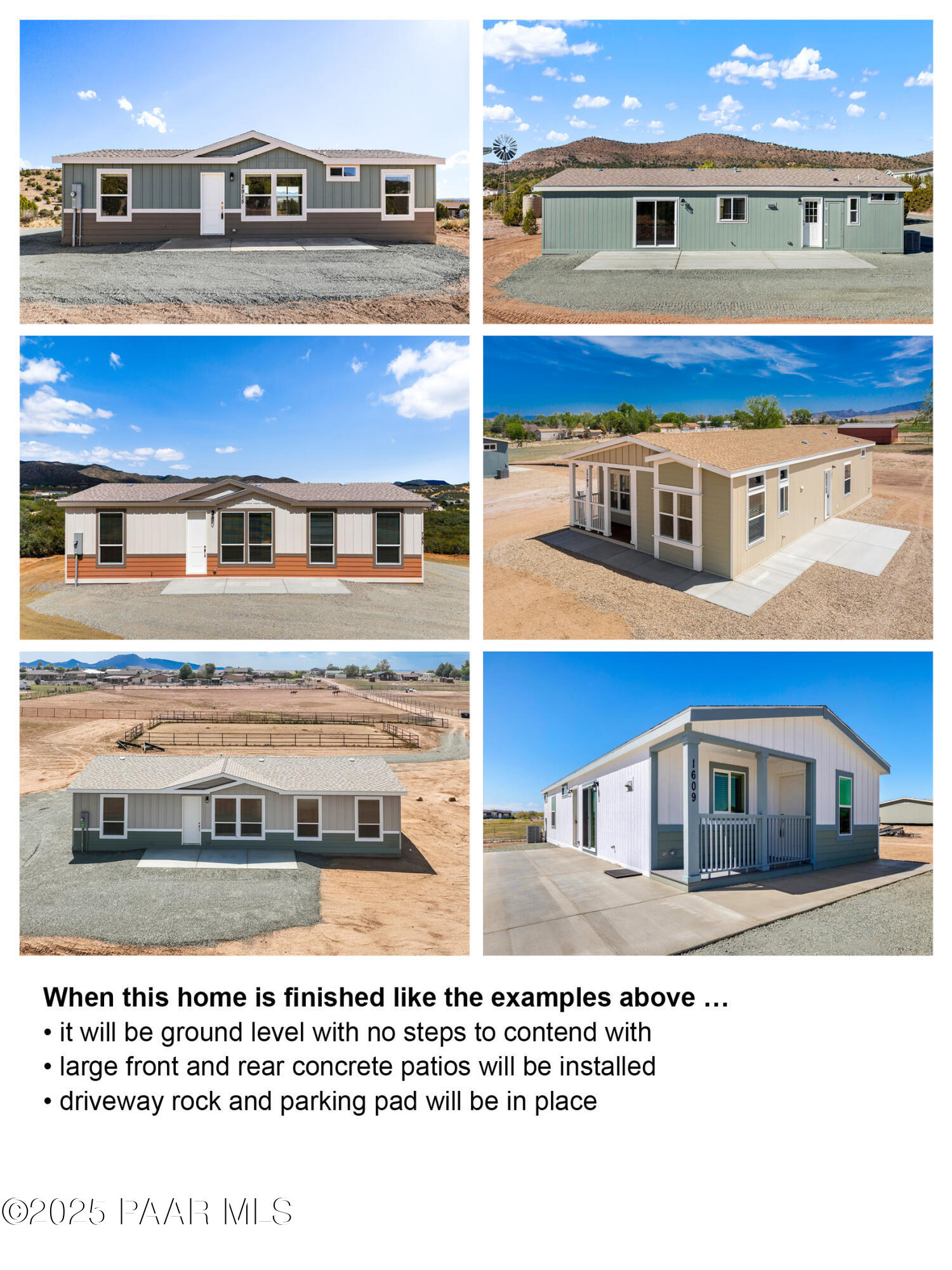 finished home sample for mls