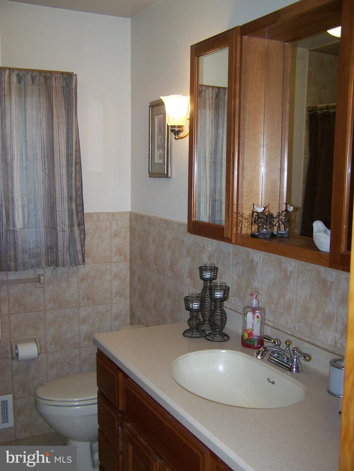 215 Windsor Road Robbinsville, NJ 08691 - Photo 18 of 34 a bathroom with a sink a toilet and mirror