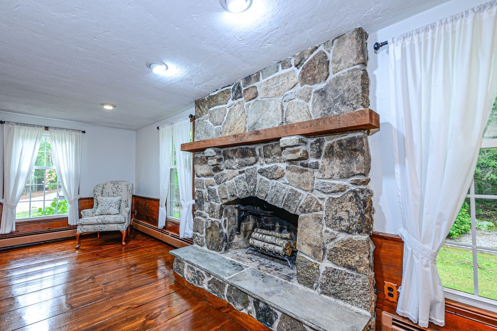 132 Sheffield Hill Road Exeter, RI 02822 - Photo 15 of 46 fieldstone fireplace