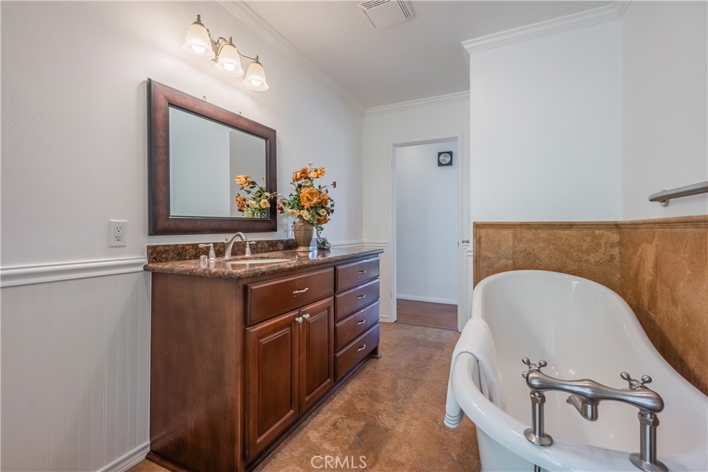 1355 East Level Street Covina, CA 91724 - Photo 23 of 30 a bathroom with a sink and a mirror
