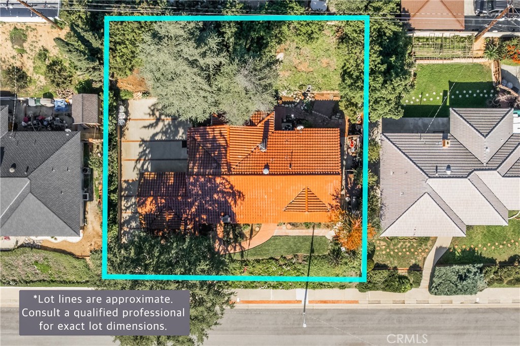 1355 East Level Street Covina, CA 91724 - Photo 31 of 31 an aerial view of a house with a yard and outdoor seating