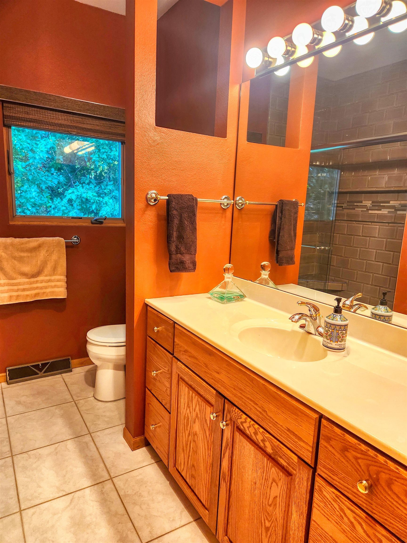 22781 Zier Road Lake Carroll, IL 61046 - Photo 25 of 58 a bathroom with a sink a toilet and mirror