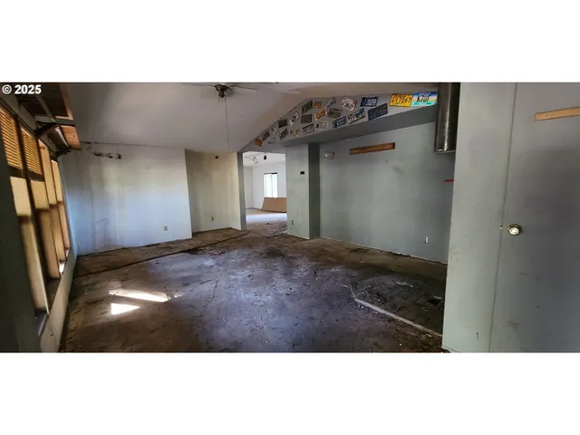 a view of an empty room