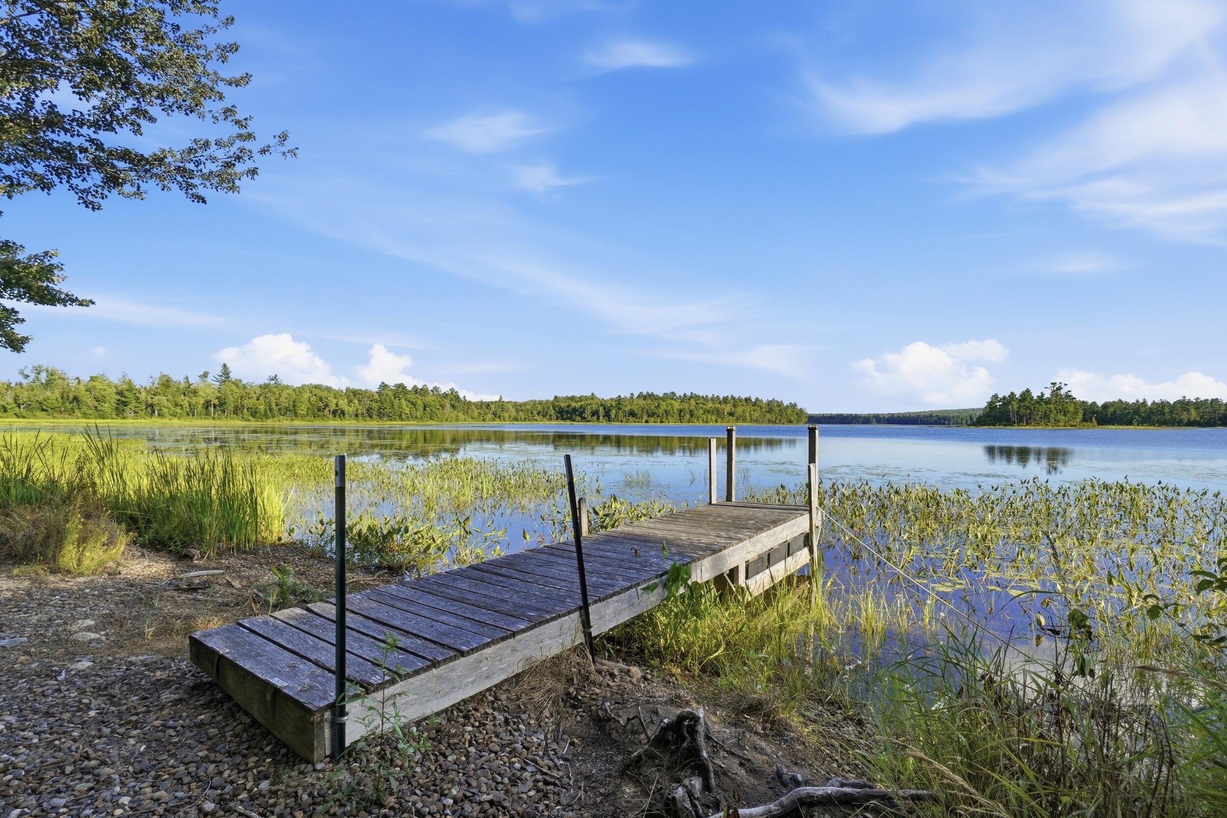 395 Lee Road Lincoln, ME 04457 - Photo 53 of 61 055_395lee_lakefront_dock_view_2