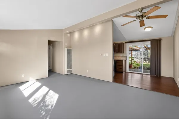 a view of an empty room