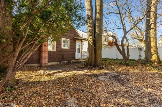 a backyard of a house