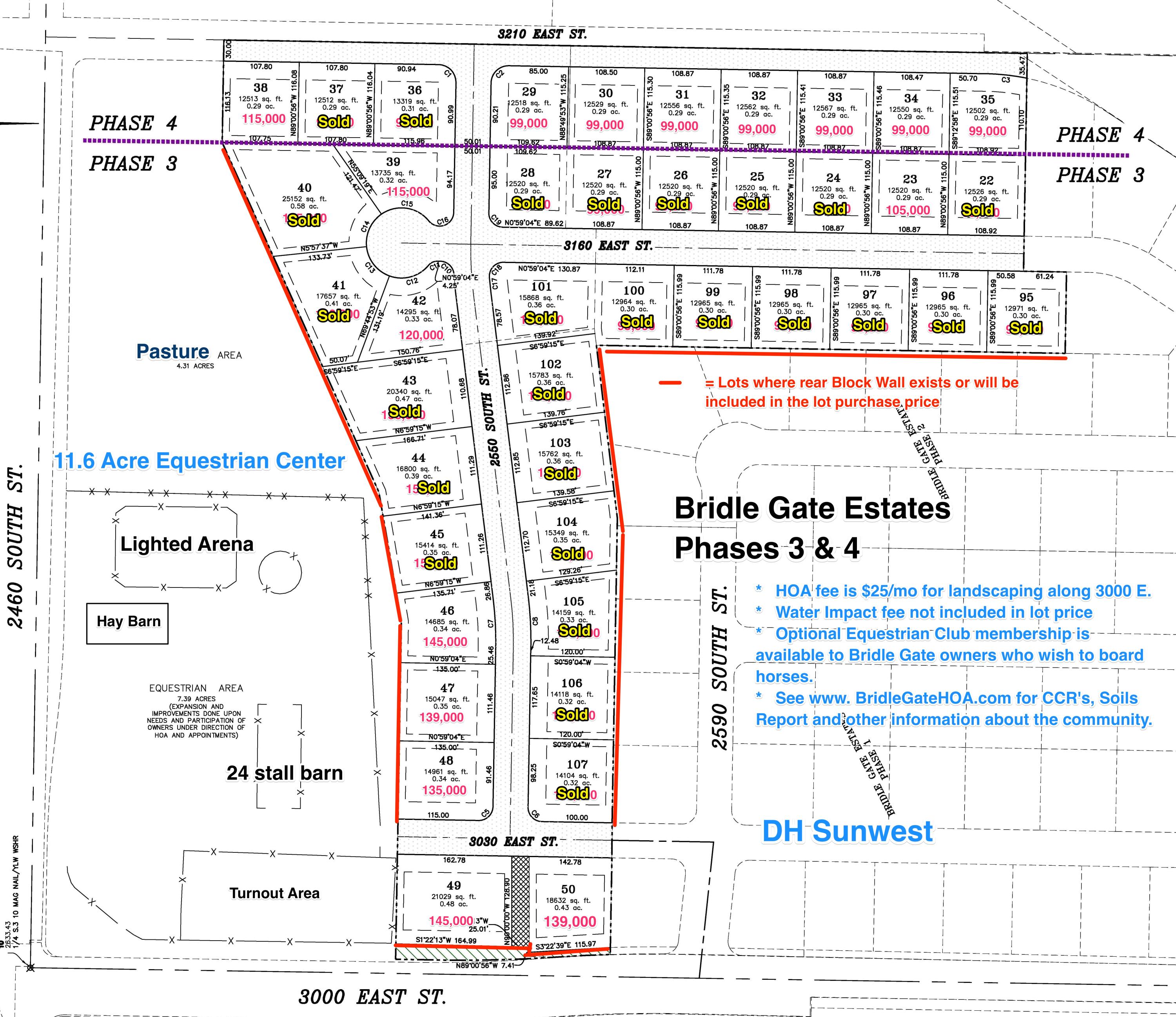 2590 South 3030th Street East, Unit 50 St. George, UT 84790 - Photo 1 of 1 BGE_lot_pricing_july16