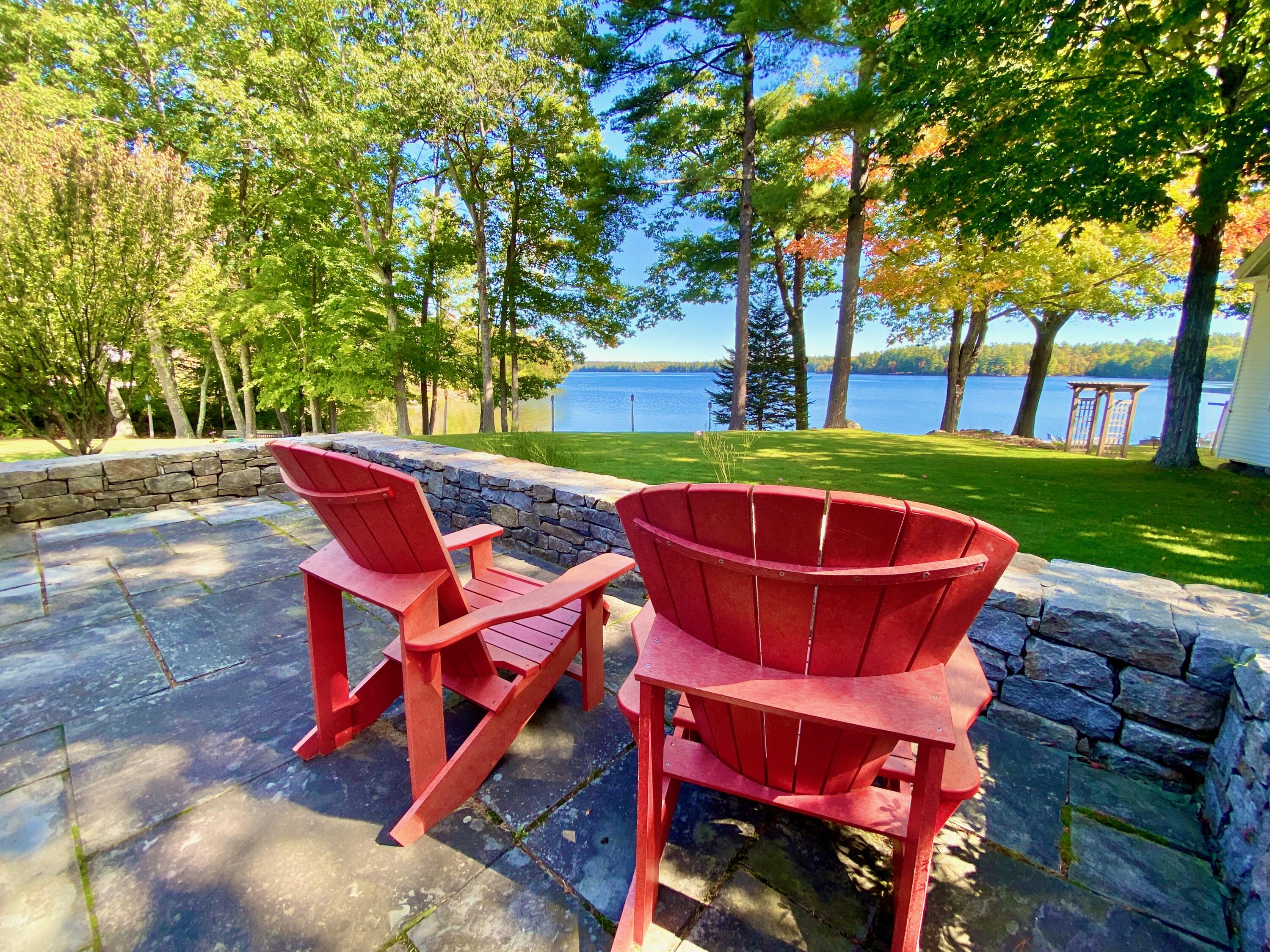3 Pond Road Wayne, ME 04284 - Photo 16 of 145 PATIO WITH LAKE VIEW