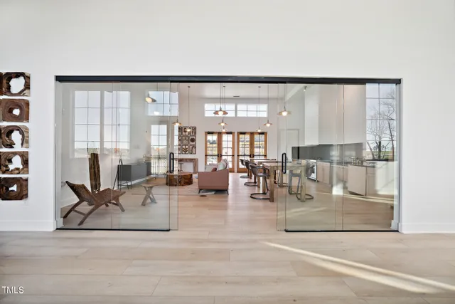 a view of a park with a slide