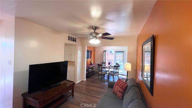 a view of livingroom with furniture and wooden floor